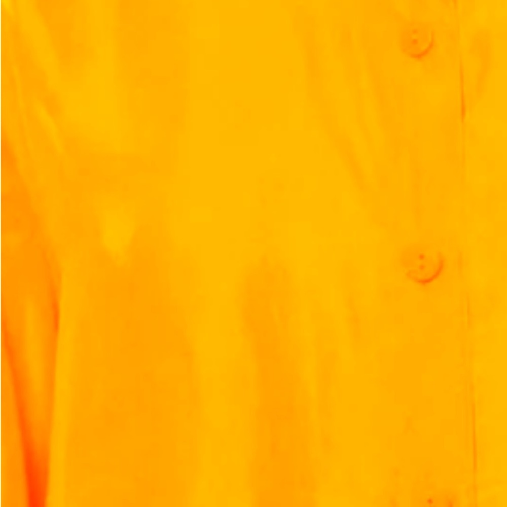 Vintage Diane Von Furstenberg Yellow Long Sleeve Shirt Size M marigold !